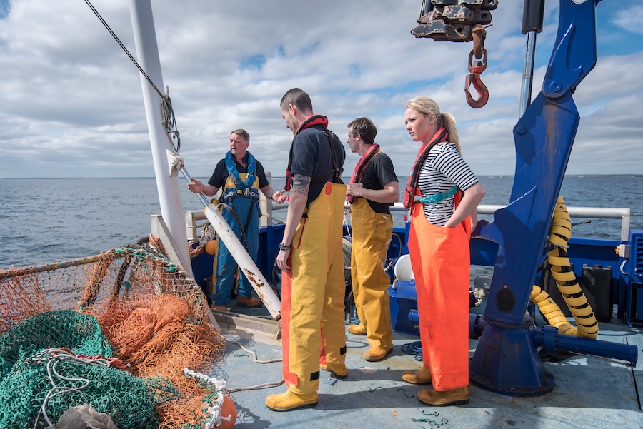 research scientists on deck of research ship with 2026 01 05 06 14 31 utc